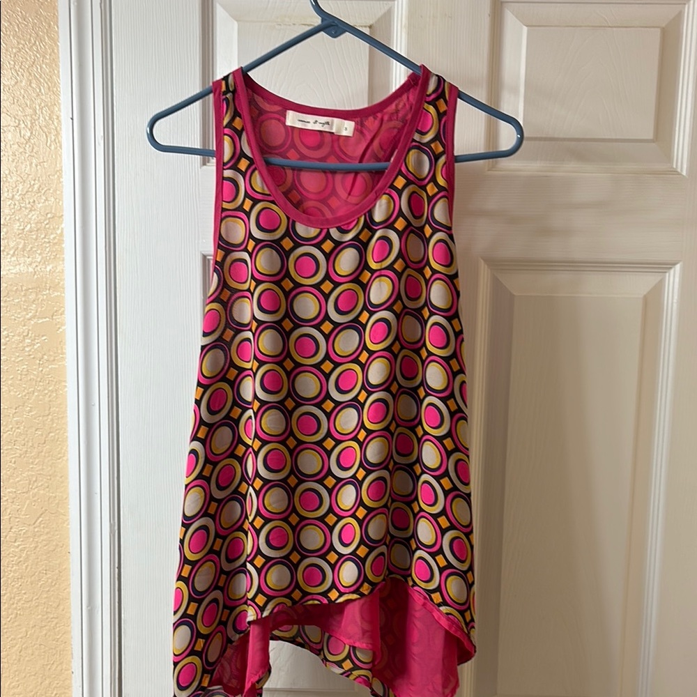 Cameo Multicolor Geometric Tank Top
